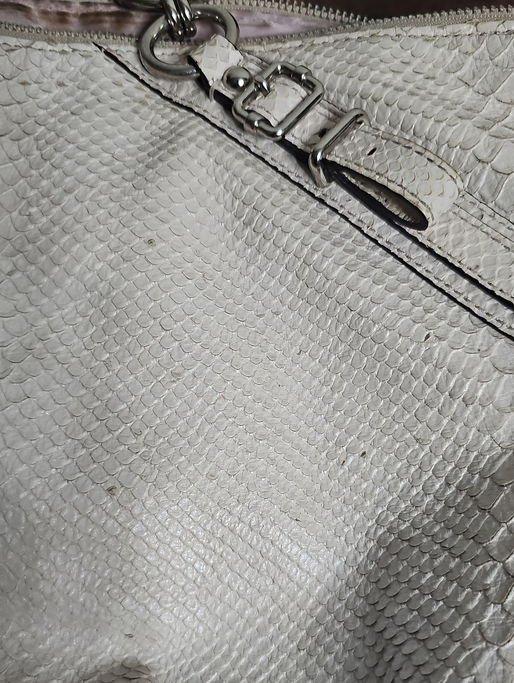 Coach Madison Sophia Python-Embossed Leather Satchel K1098-16346 - Picture 11 of 16
